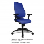 Bürodrehstuhl ohne Armlehnen, höhenverstellbar 43-51 cm,  Bürodrehstuhl ohne Armlehnen, höhenverstellbar 43-51 cm,